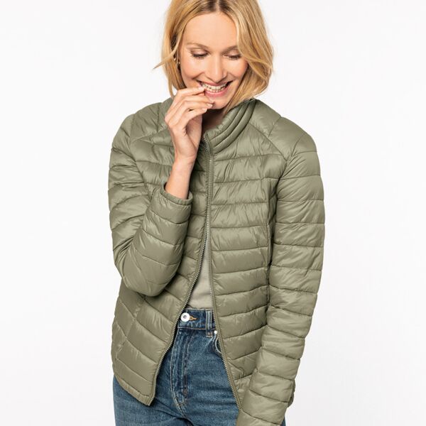Native Spirit Ladies Lightweight Recycled Padded Jacket Thumbnail