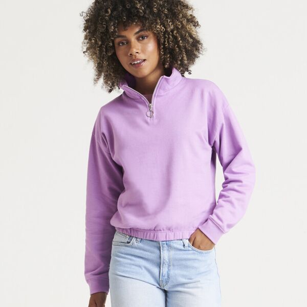 Women's cropped ¼-zip sweat Thumbnail